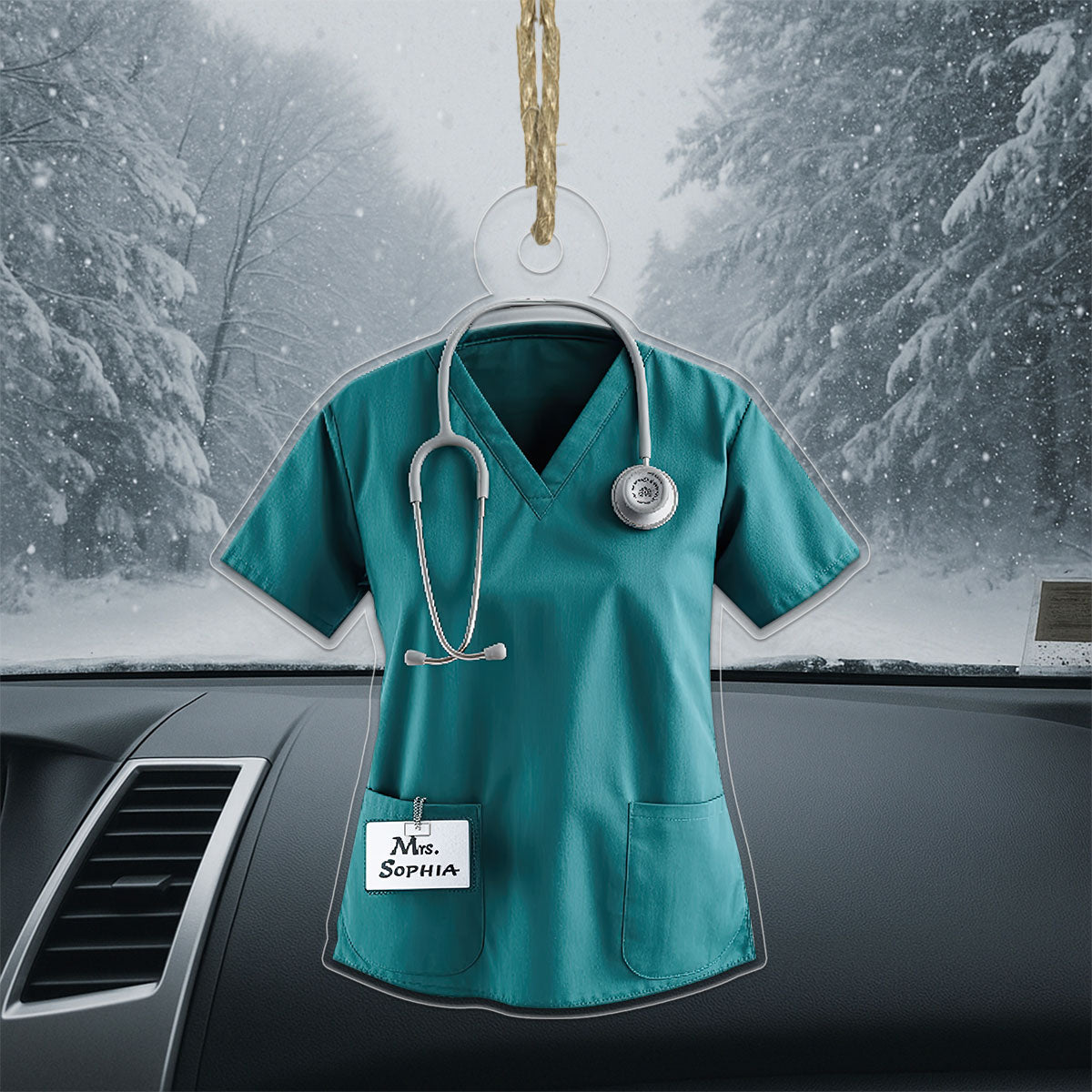 Custom Name Nurse Christmas, Custom Healthcare Workers