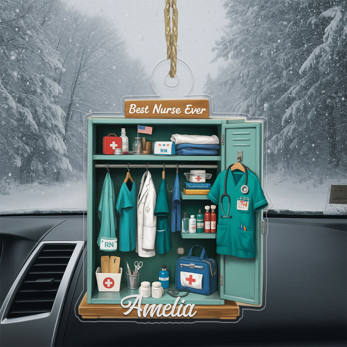 Custom Name Nurse Doctor Personal Locker