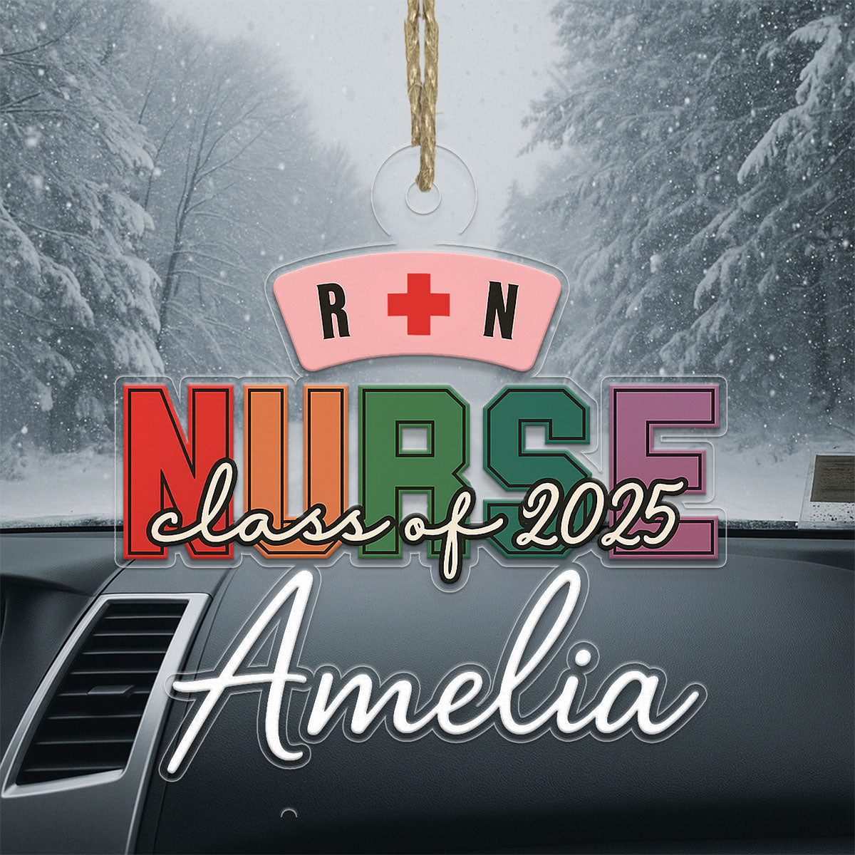 Custom Name Nurse R-N Graduate Gift