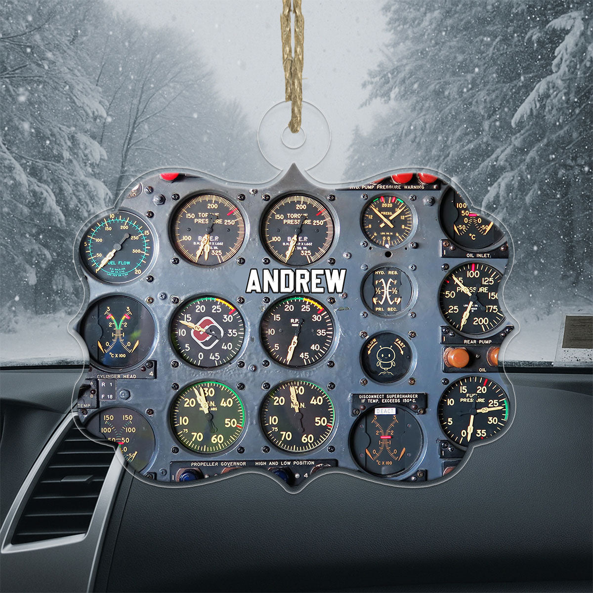 Custom Name Pilot Gift For Husband, Daddy