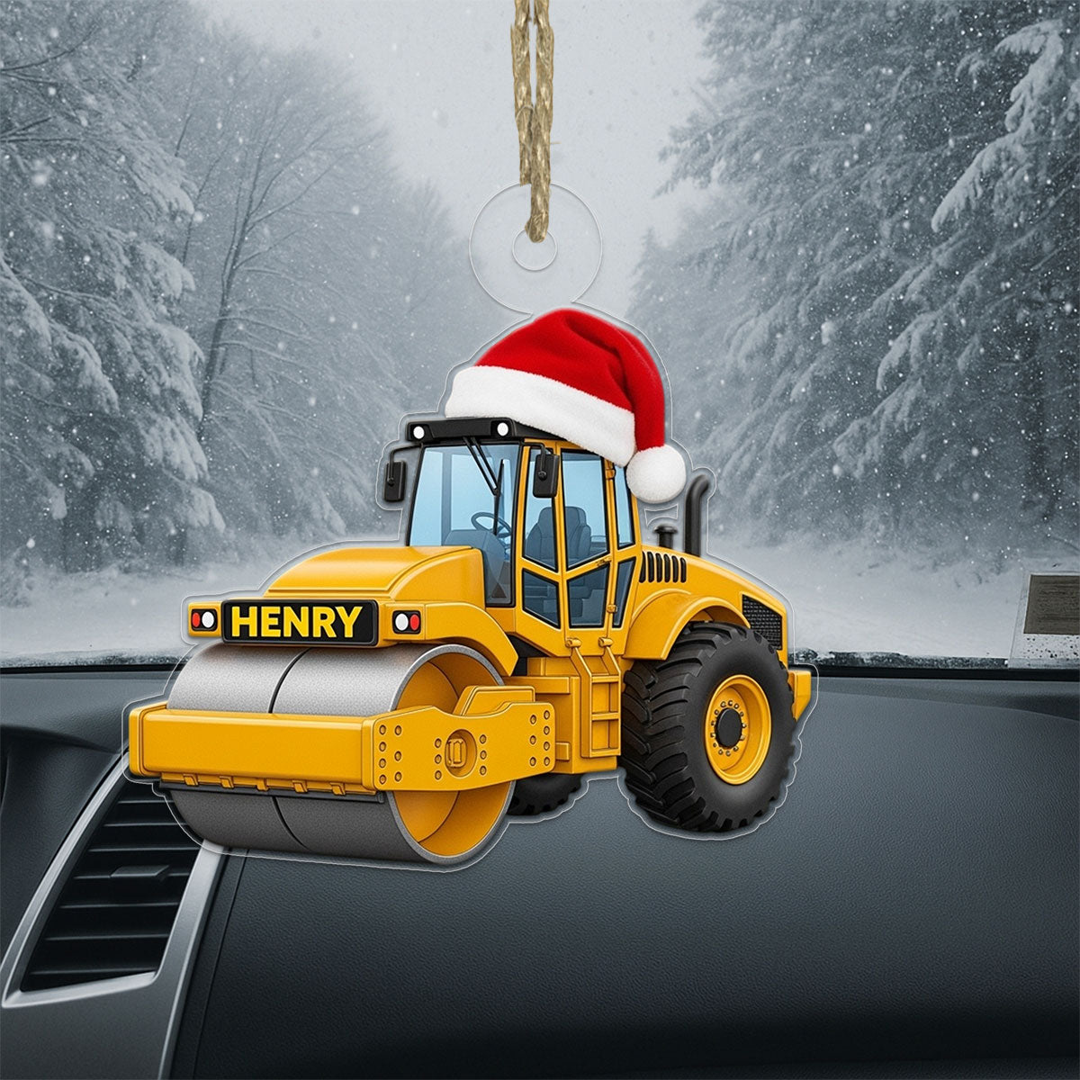 Custom Name Road Roller For Construction Workers