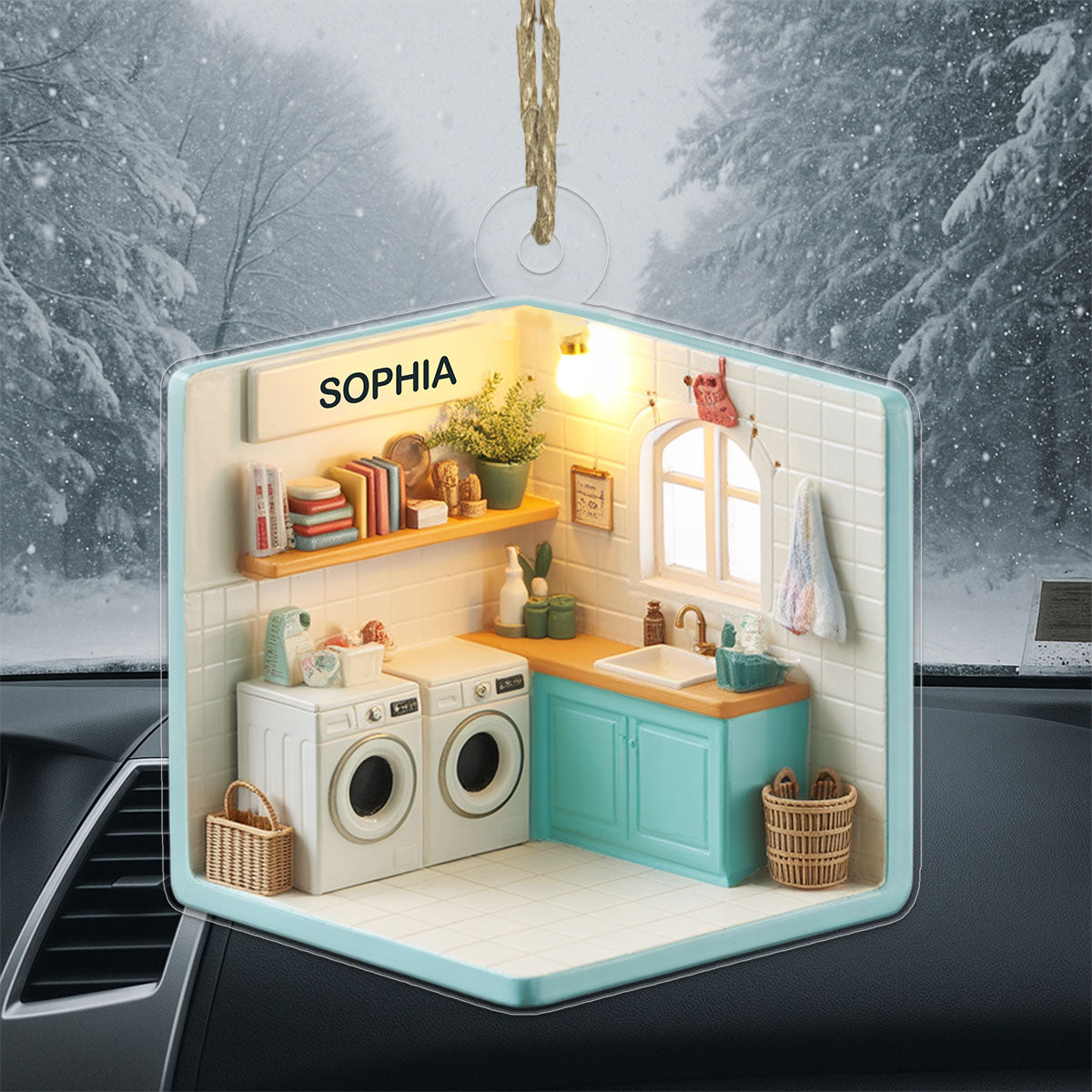 Custom Name Washing Machine Christmas