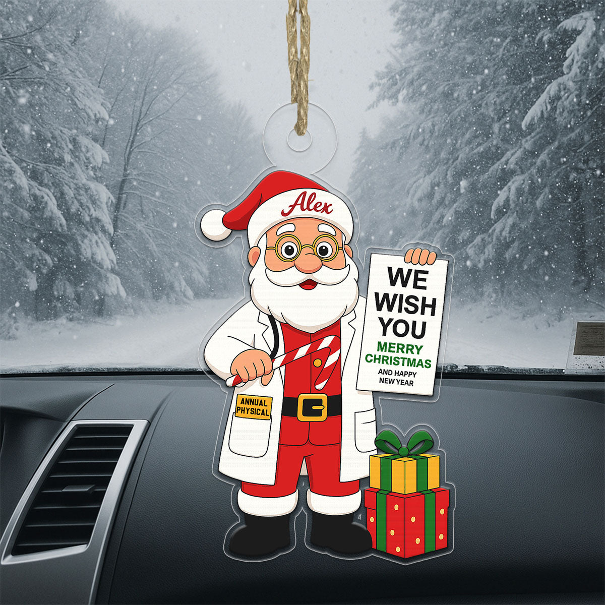 Cutsom Name Doctor Santa Xmas