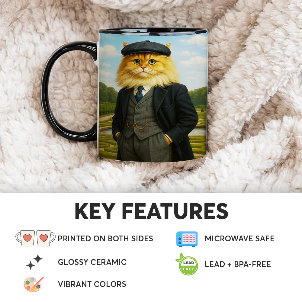 Custom Photo Pawky Blinder Cat Mug