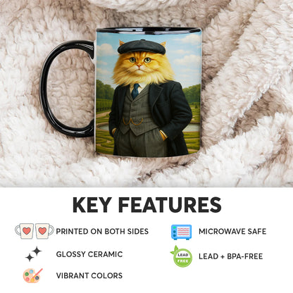Custom Photo Pawky Blinder Cat Mug