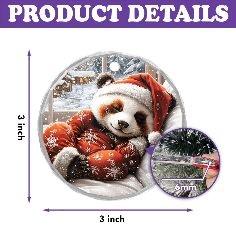 Panda Sleeping In Bed Design 1