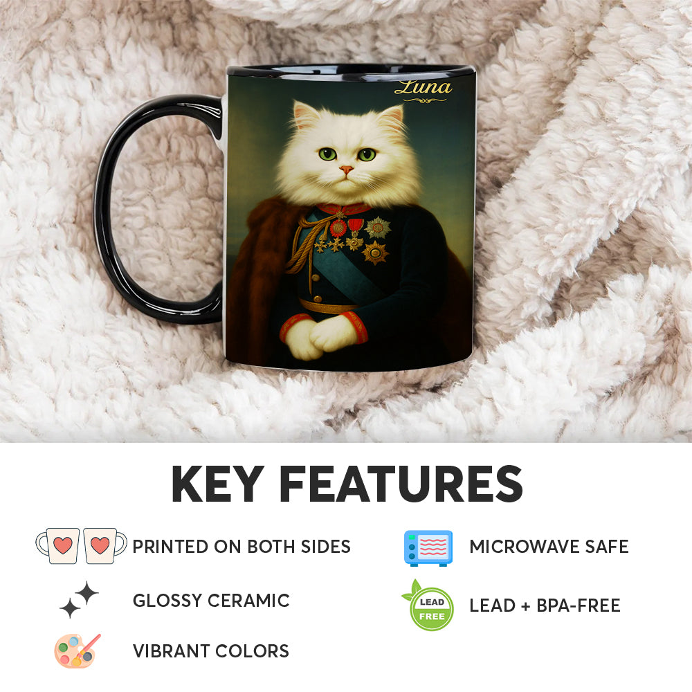 Custom Photo Imperial Minister Cat Mug Gift For Cat Lovers