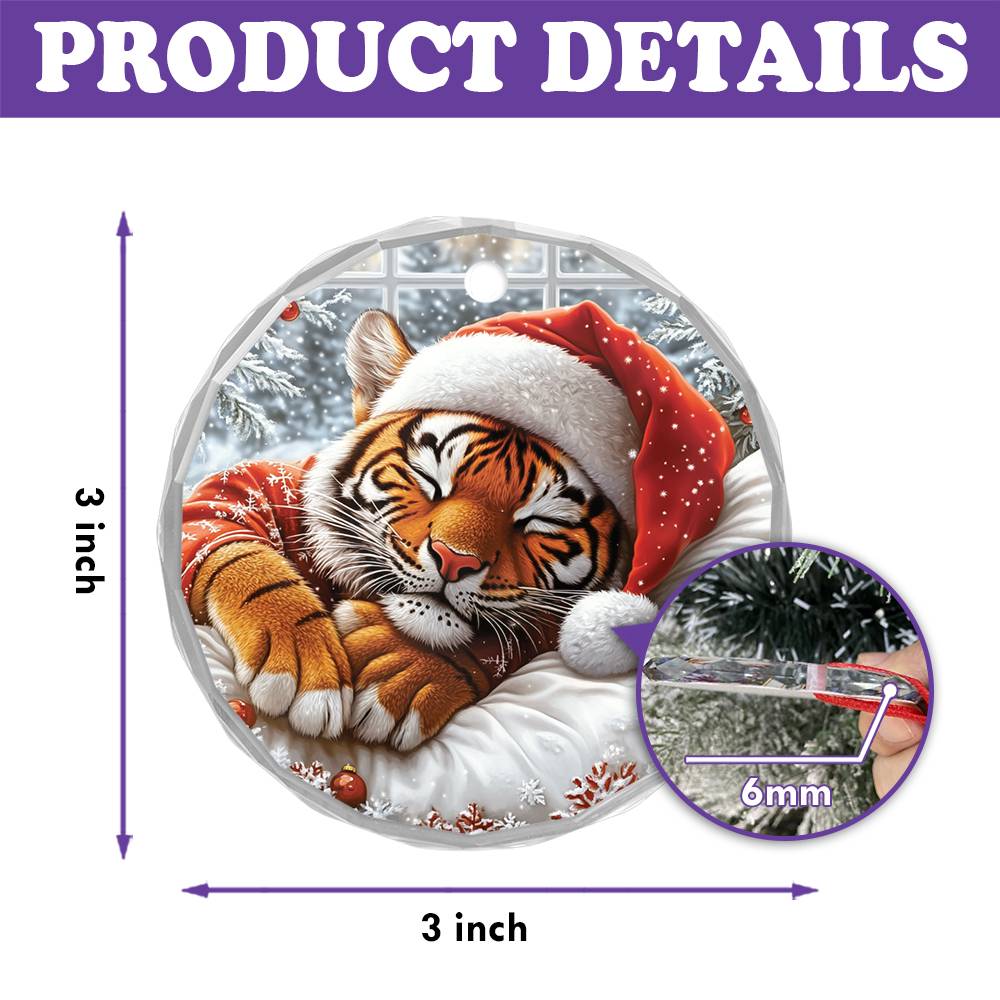 Tiger Sleeping In Bed Design 4