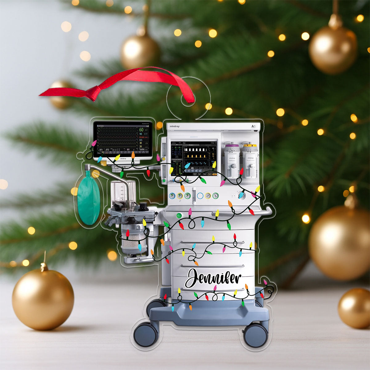 Custom Name Doctor Or Nurse Anesthesia Machine