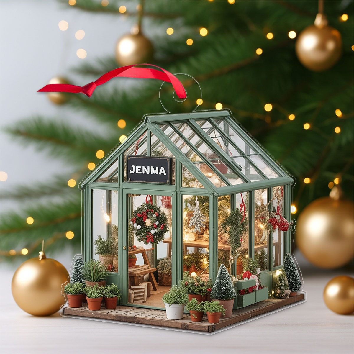 Custom Name Greenhouse For Gardener