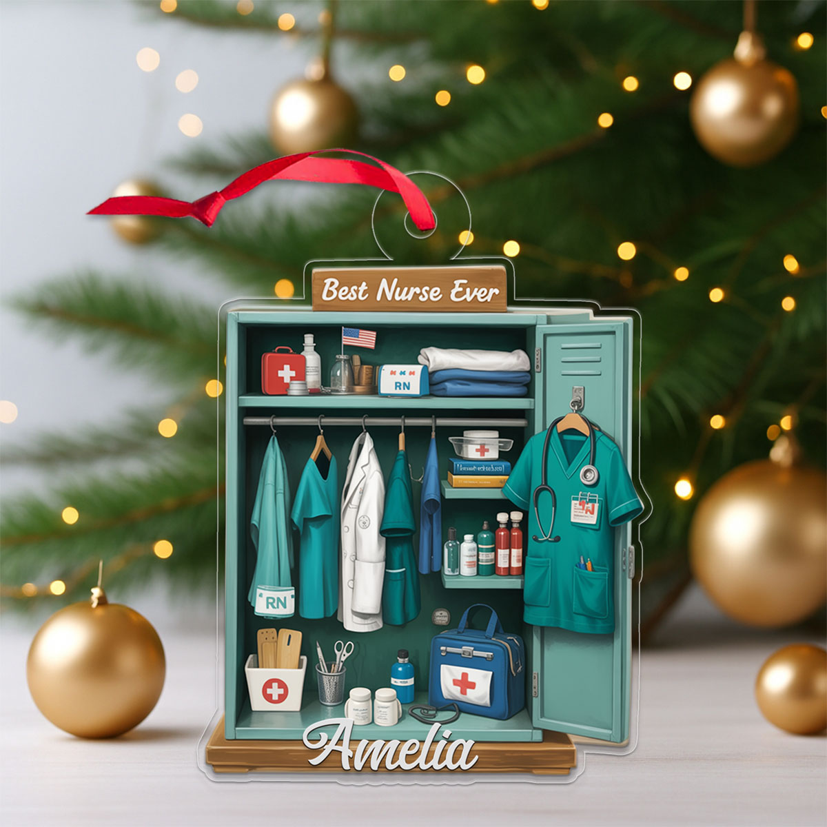 Custom Name Nurse Doctor Personal Locker