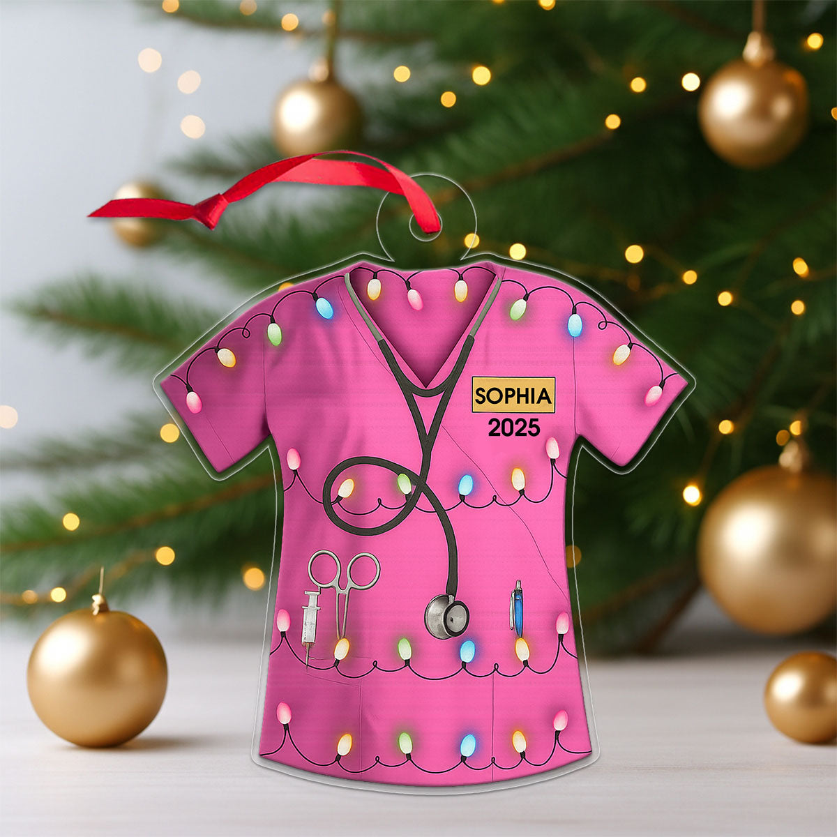 Custom Name Nurse Uniform, Medical Staff