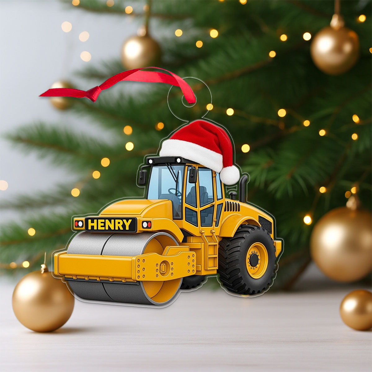 Custom Name Road Roller For Construction Workers