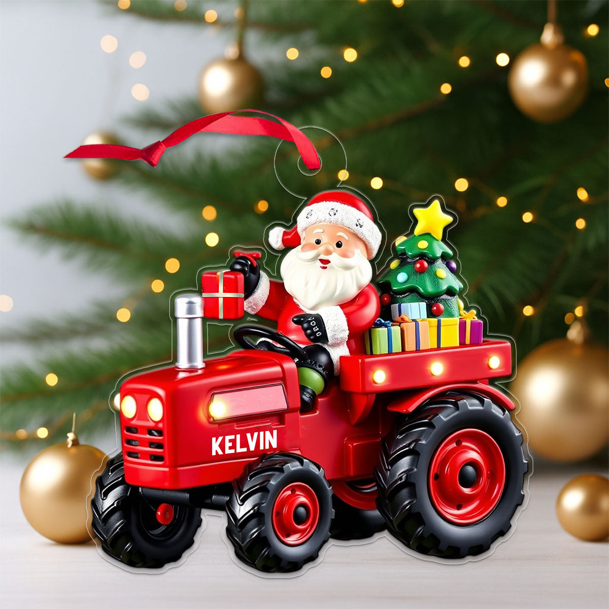 Custom Name Santa Trucker