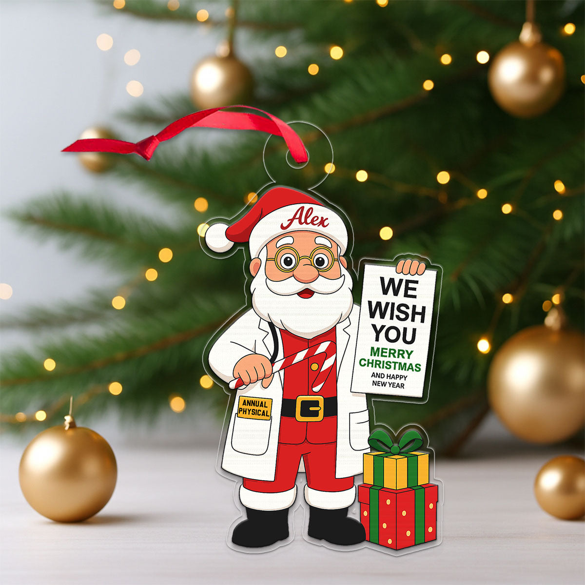 Cutsom Name Doctor Santa Xmas