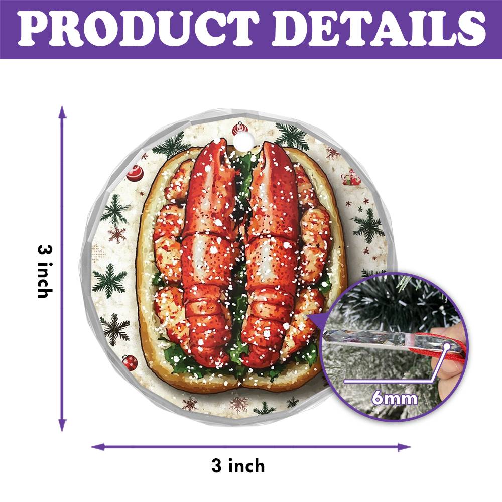 New England Lobster Roll Close up Design 1