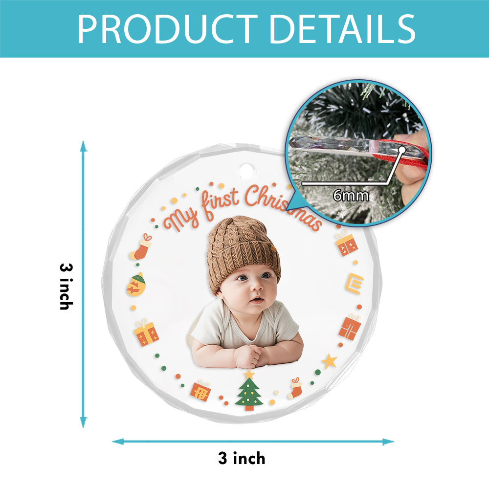 Photo Ornament - Christmas Gifts For Dad, Mom, Baby2