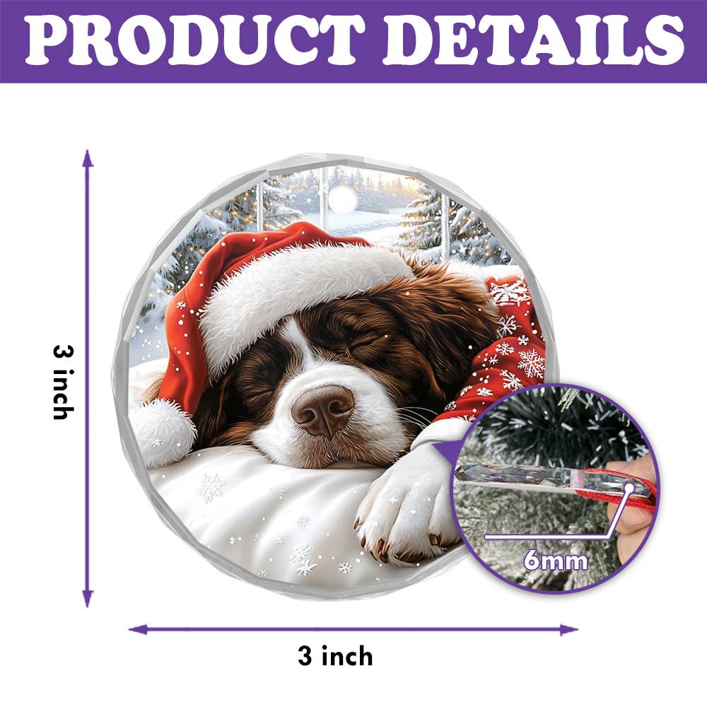 Newfoundland Dog Sleeping In Bed Design 1