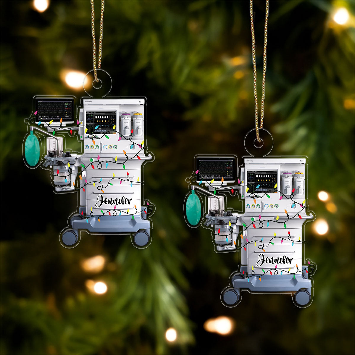 Custom Name Doctor Or Nurse Anesthesia Machine