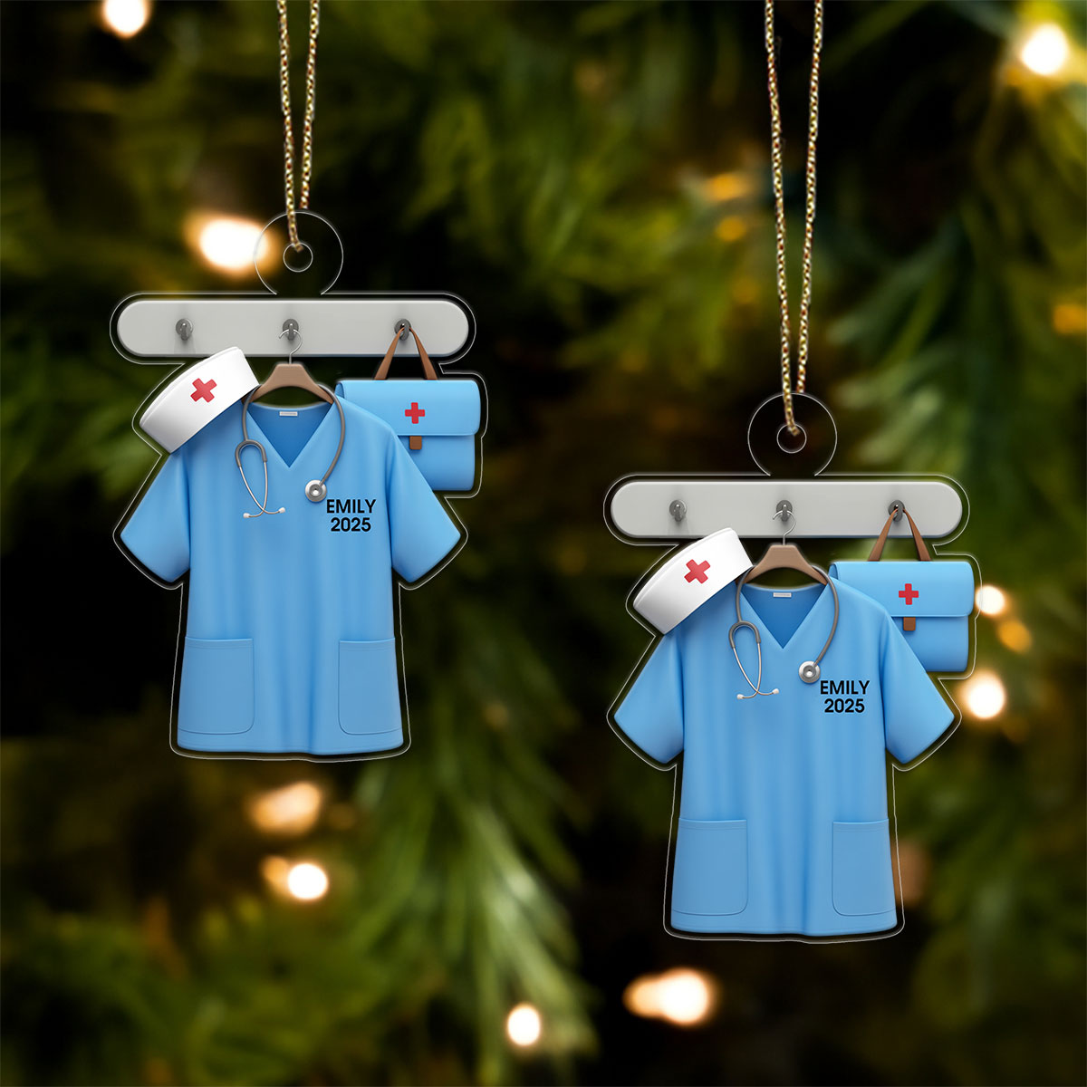 Custom Name Nurse And Healthcare staff