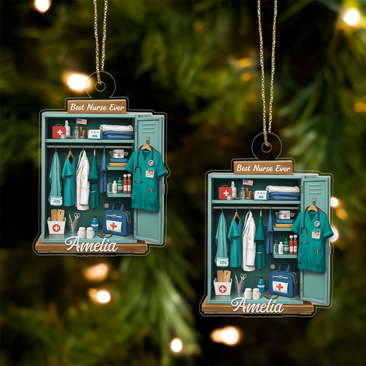 Custom Name Nurse Doctor Personal Locker