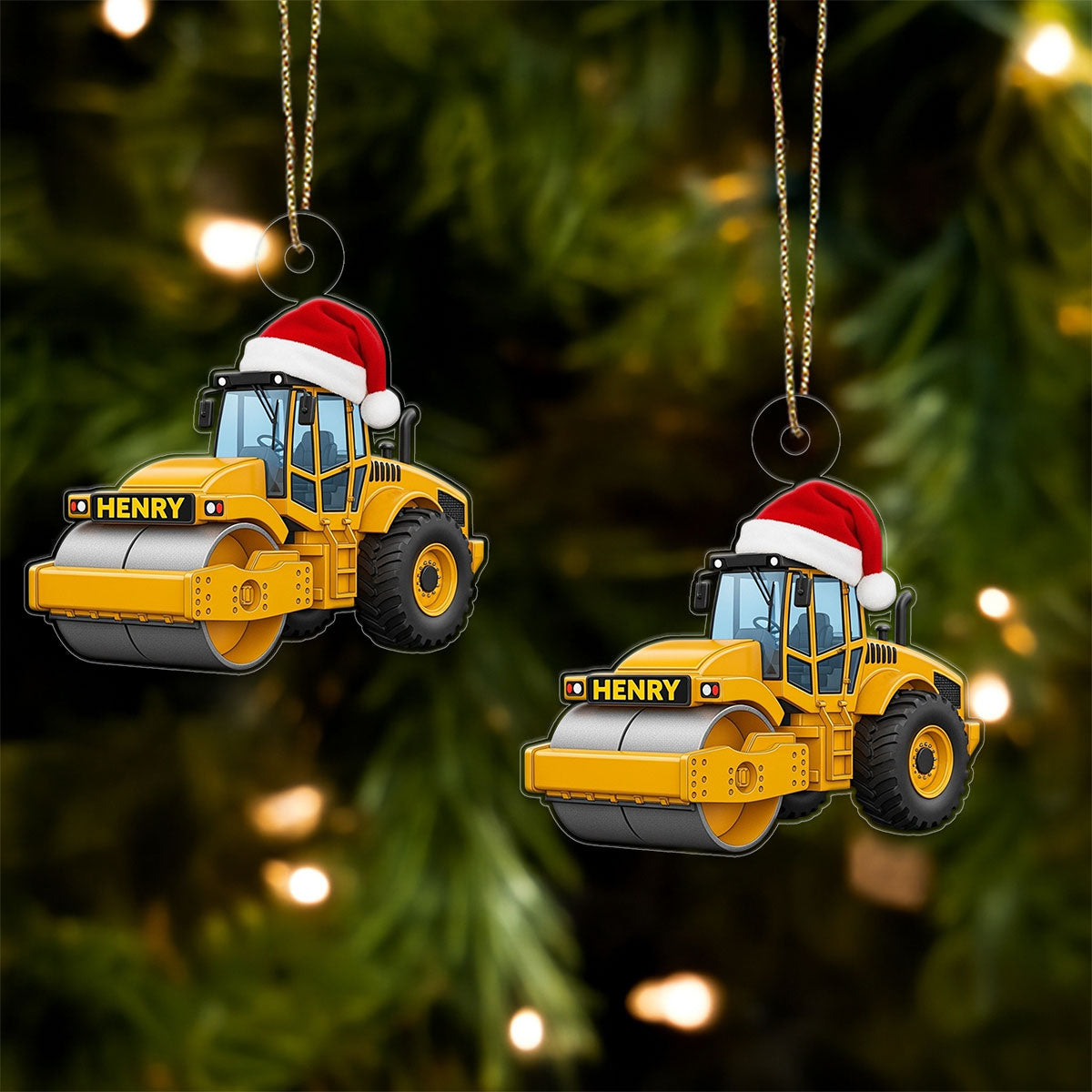 Custom Name Road Roller For Construction Workers