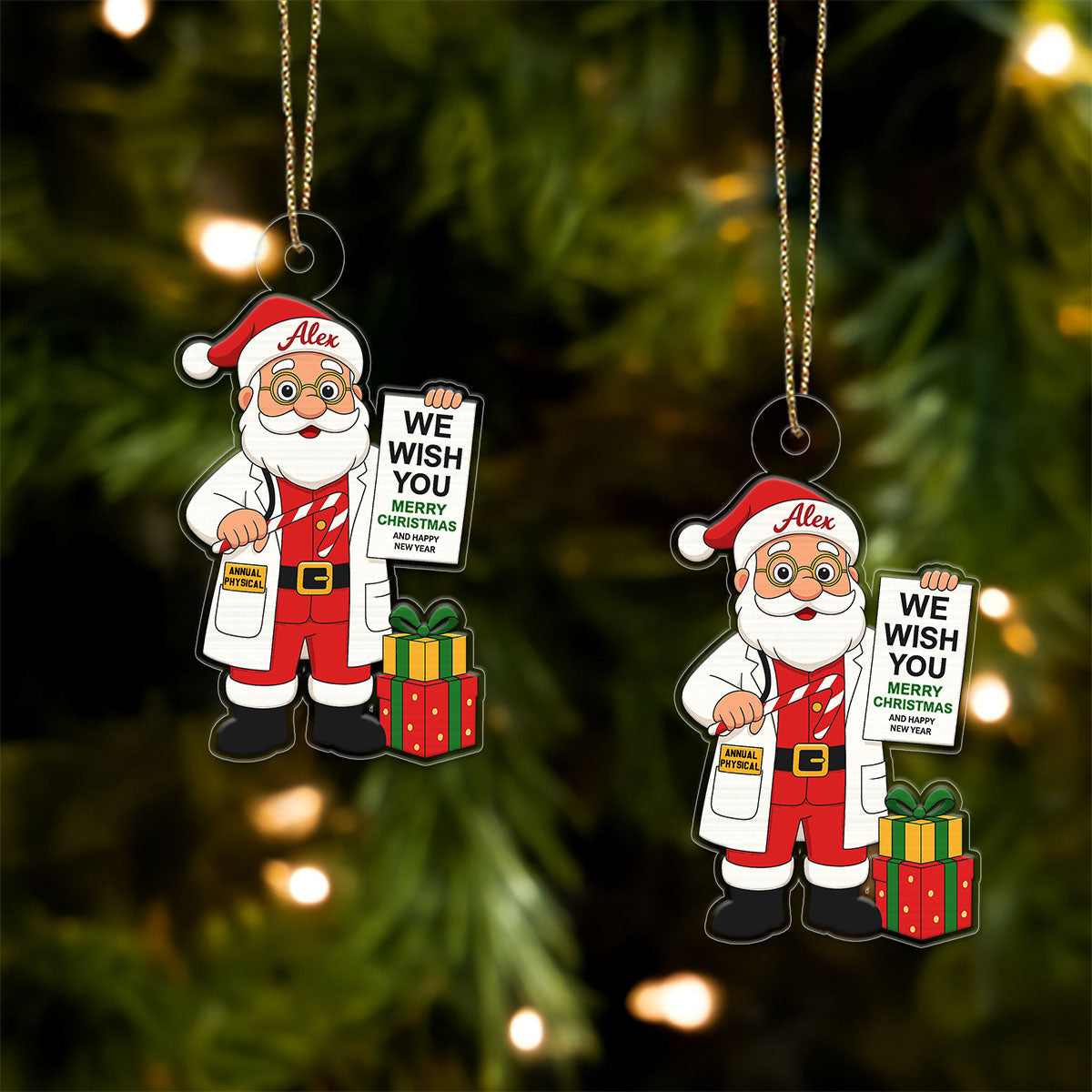 Cutsom Name Doctor Santa Xmas