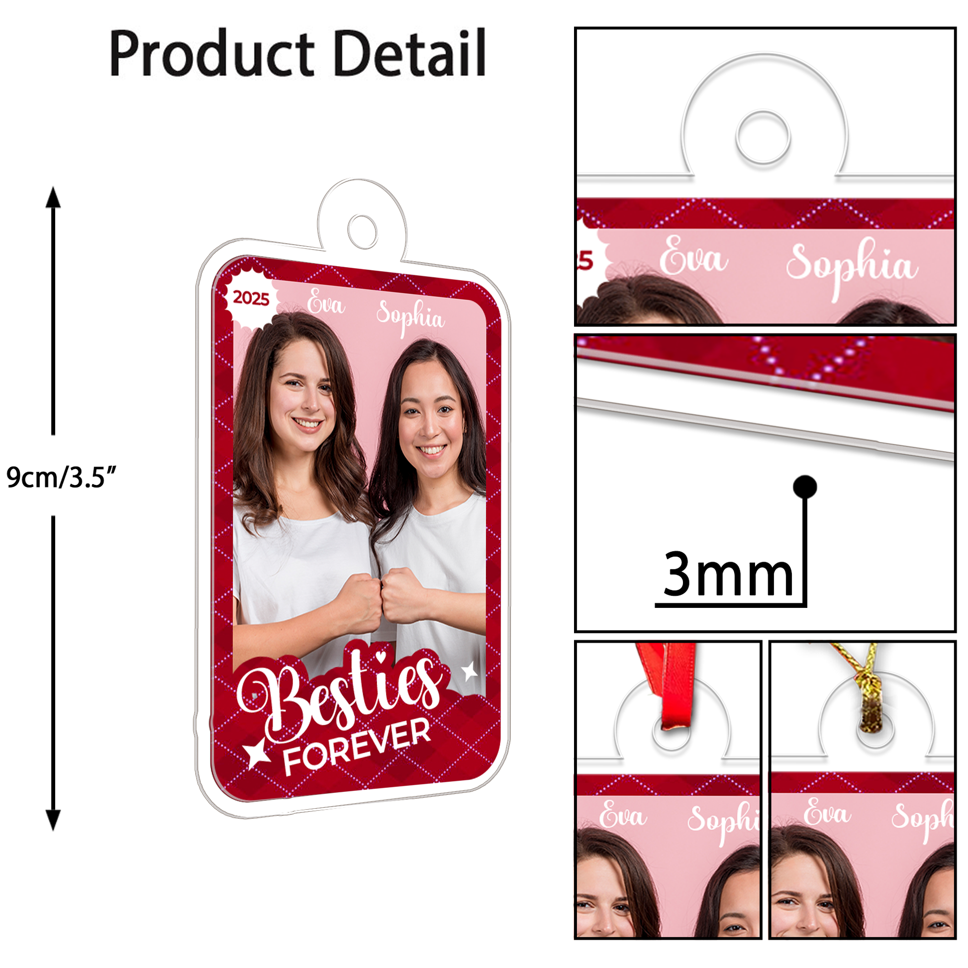 Custom Photo Besties Xmas