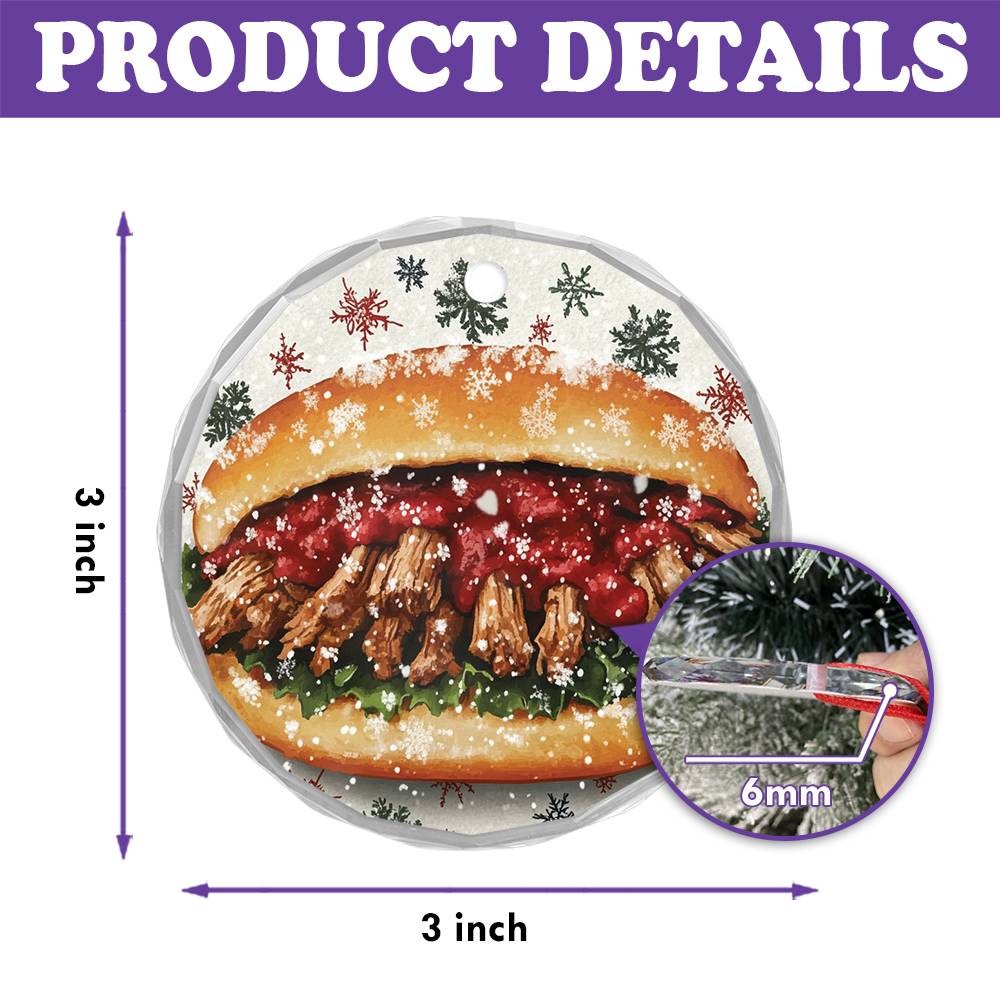 Pulled Pork Sandwich Close up Design 2