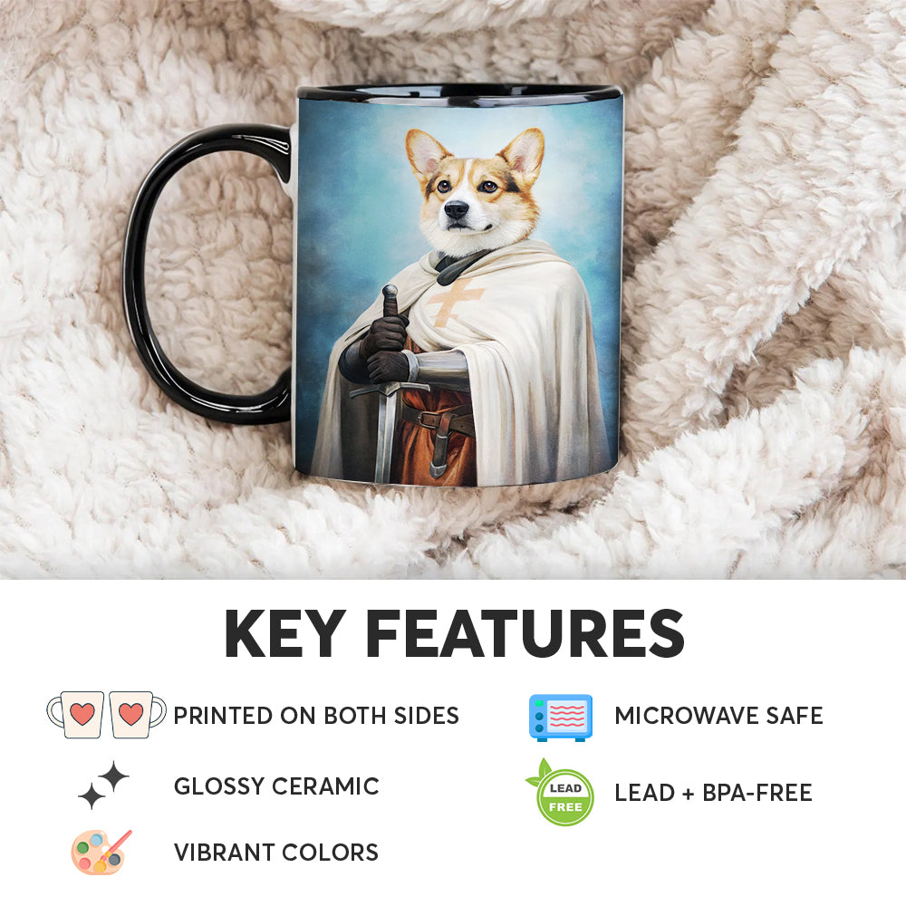Custom Photo Priest Dog Mug Gift For Dog Lovers
