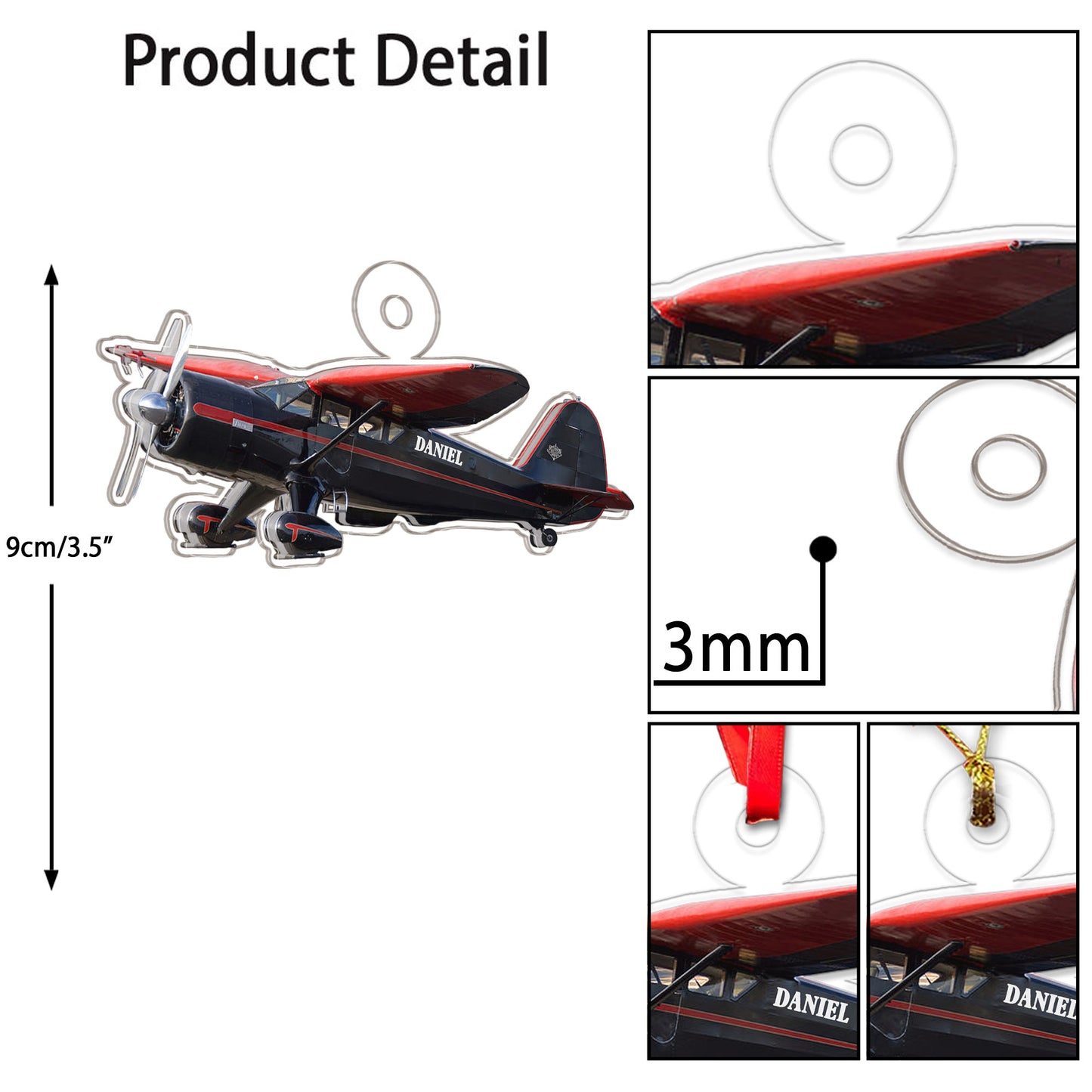 Custom Name Airplane For Kid, Pilot