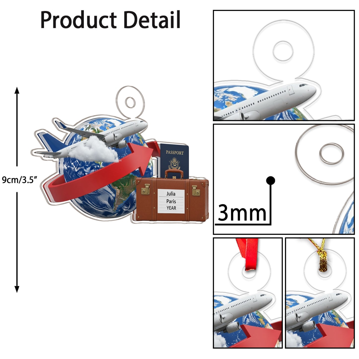 Custom Name Airplane For Pilot, Travel