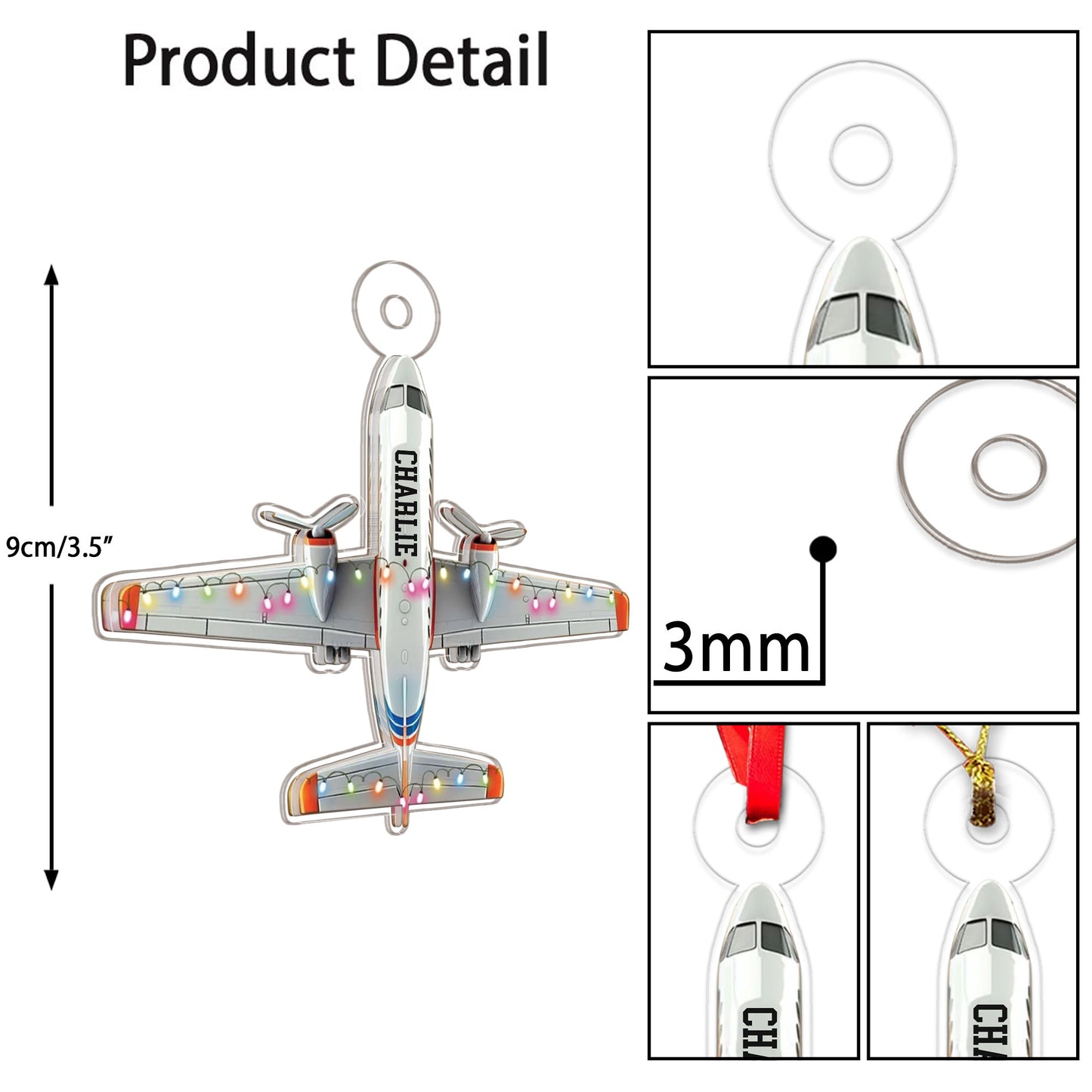 Custom Name Airplane Ledlight