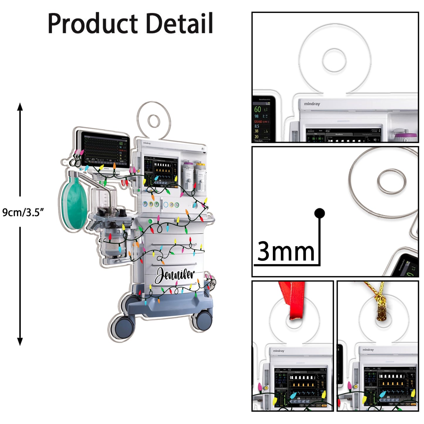Custom Name Doctor Or Nurse Anesthesia Machine