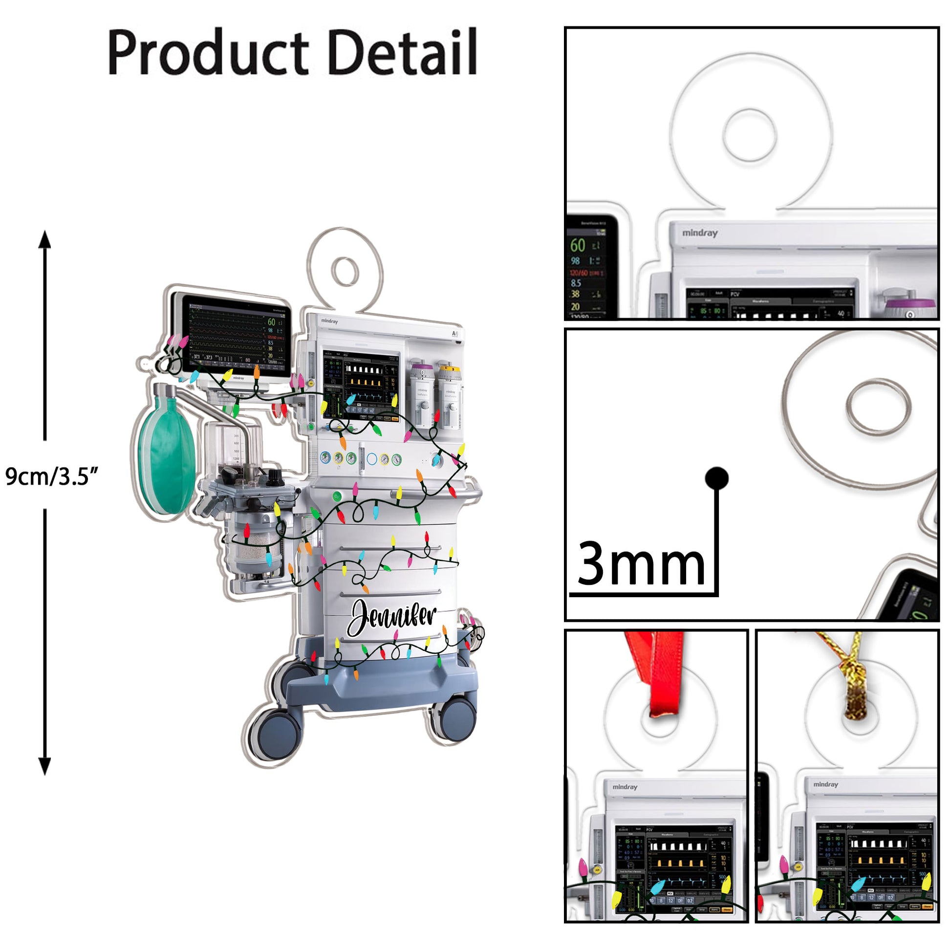 Custom Name Doctor Or Nurse Anesthesia Machine