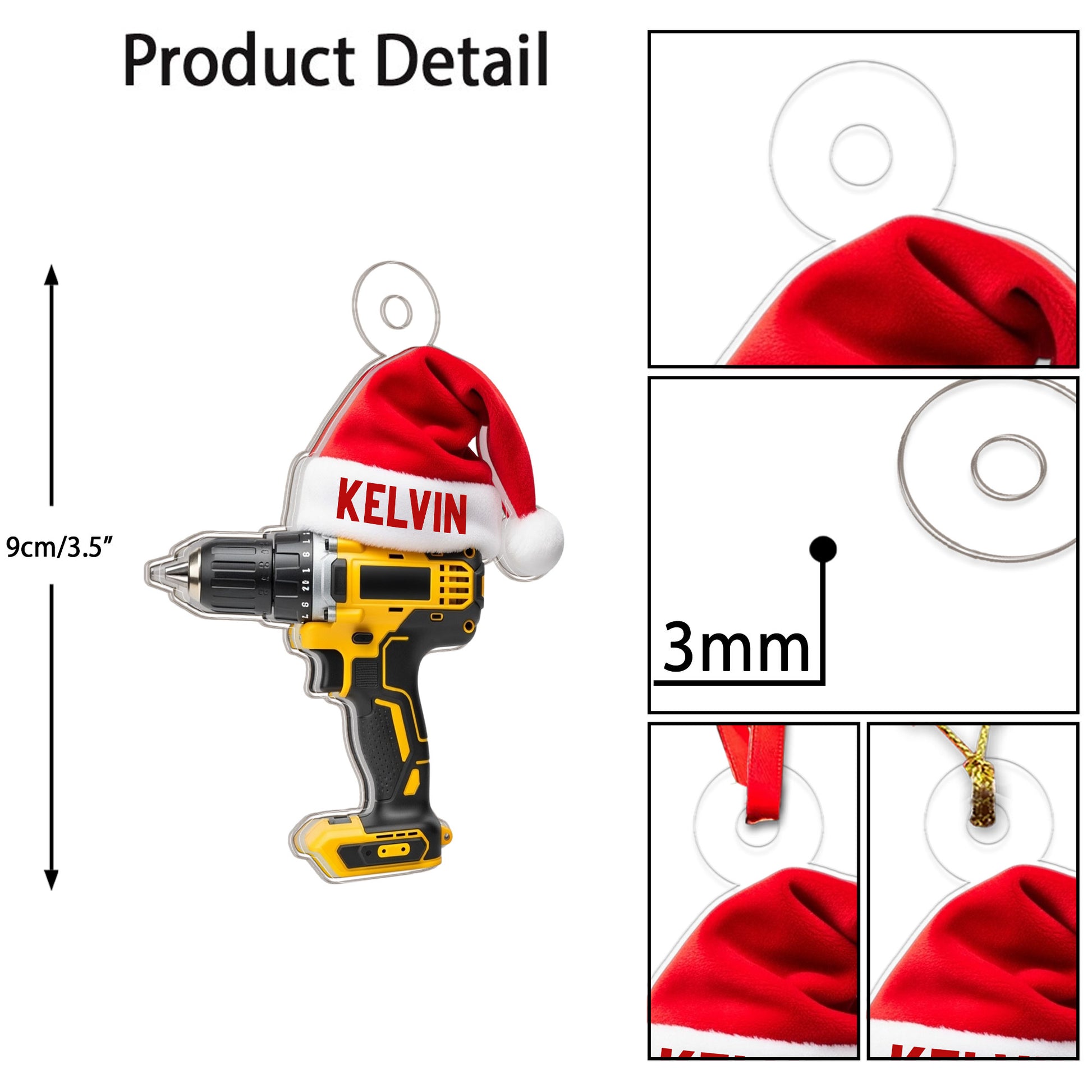 Custom Name Electric Drill Power Tool