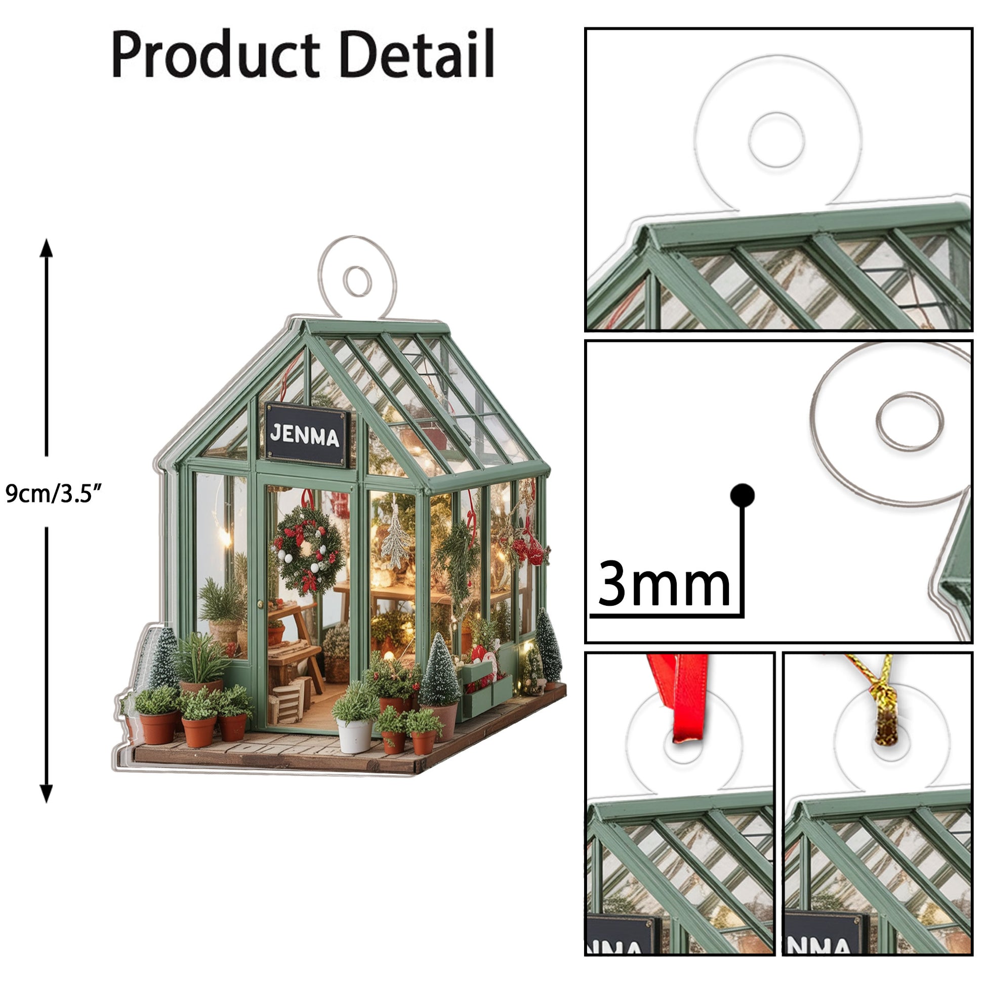Custom Name Greenhouse For Gardener