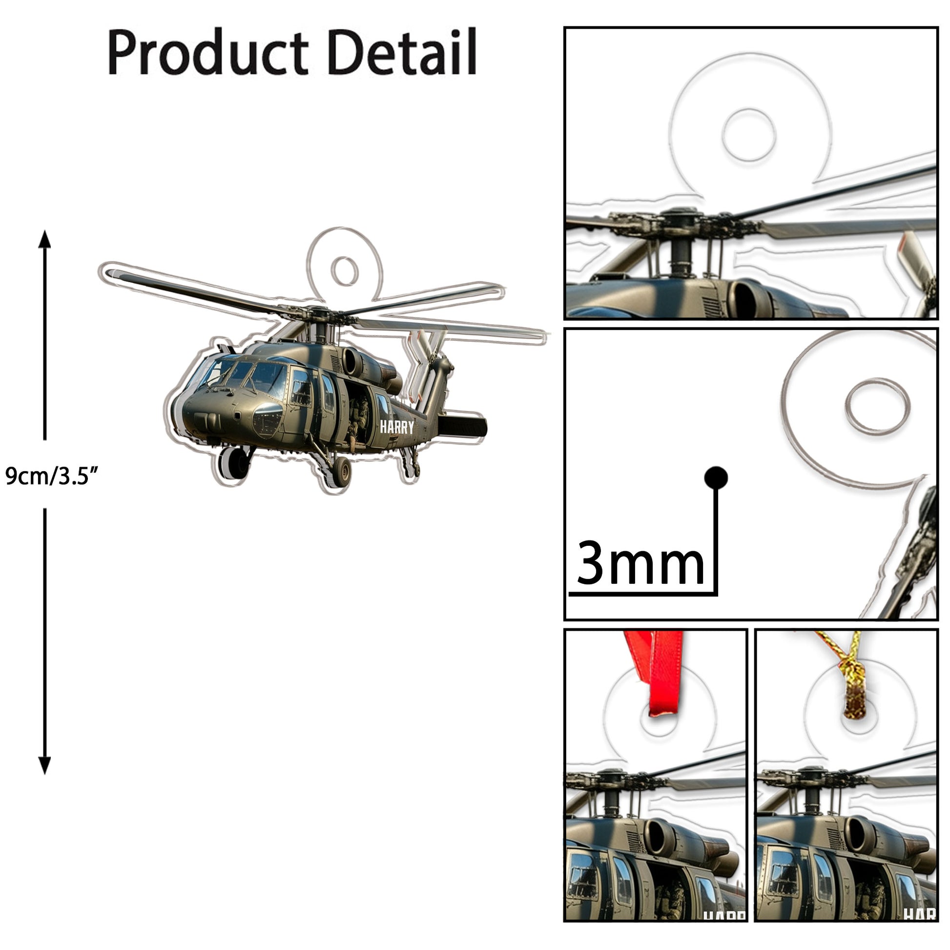 Custom Name Helicopter