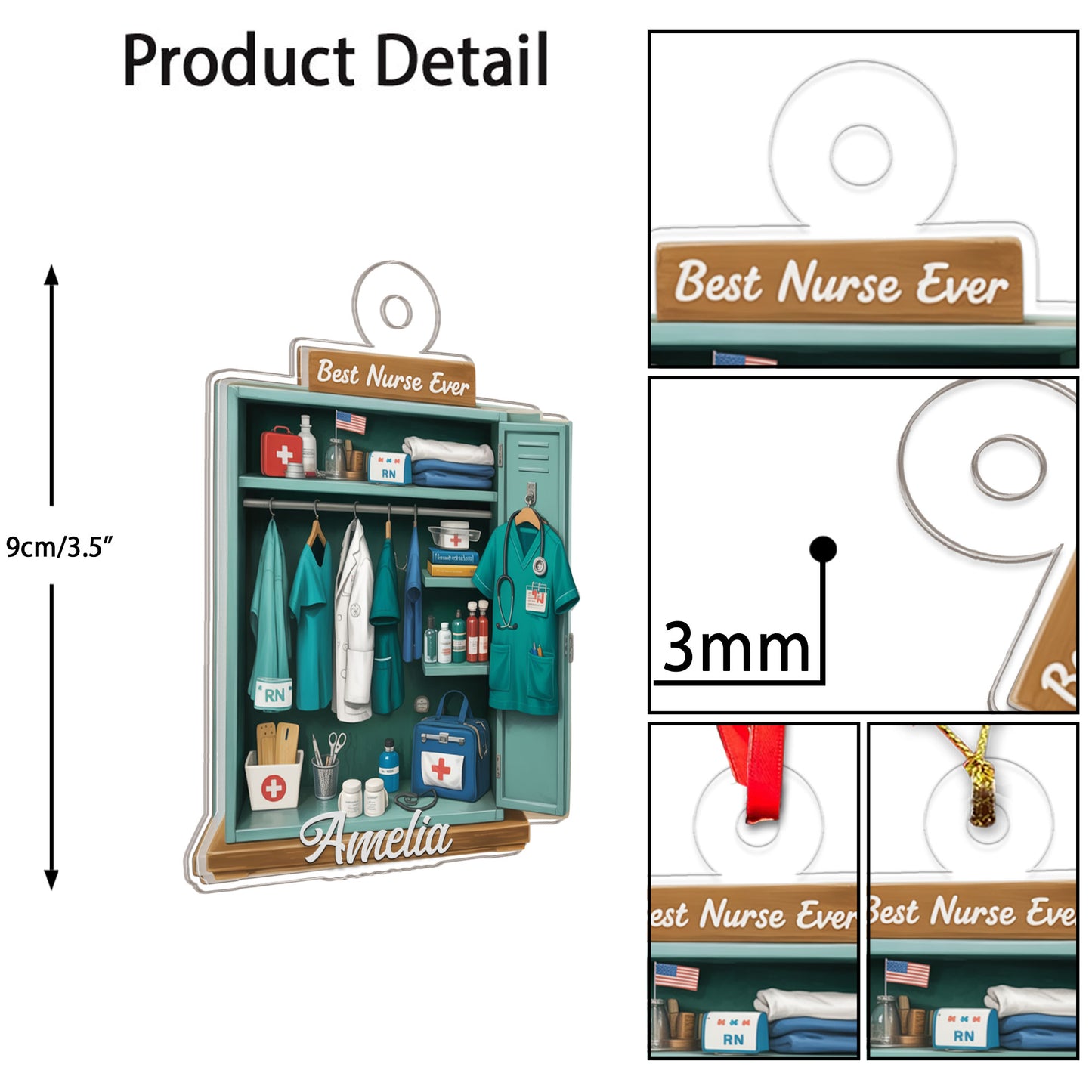 Custom Name Nurse Doctor Personal Locker