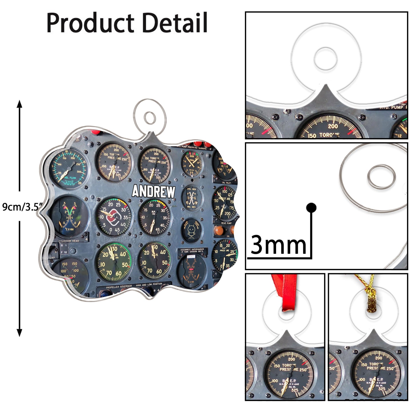Custom Name Pilot Gift For Husband, Daddy