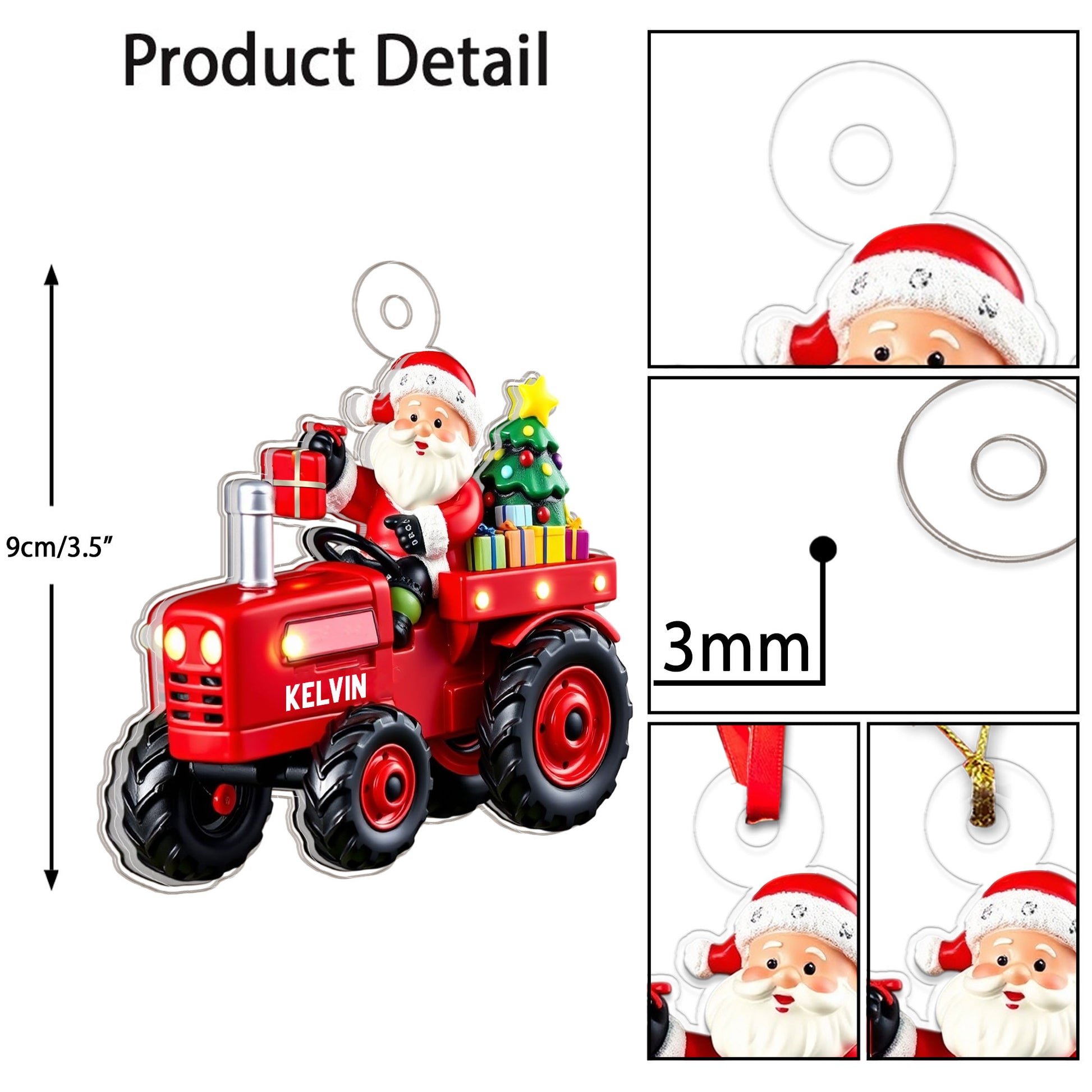 Custom Name Santa Trucker