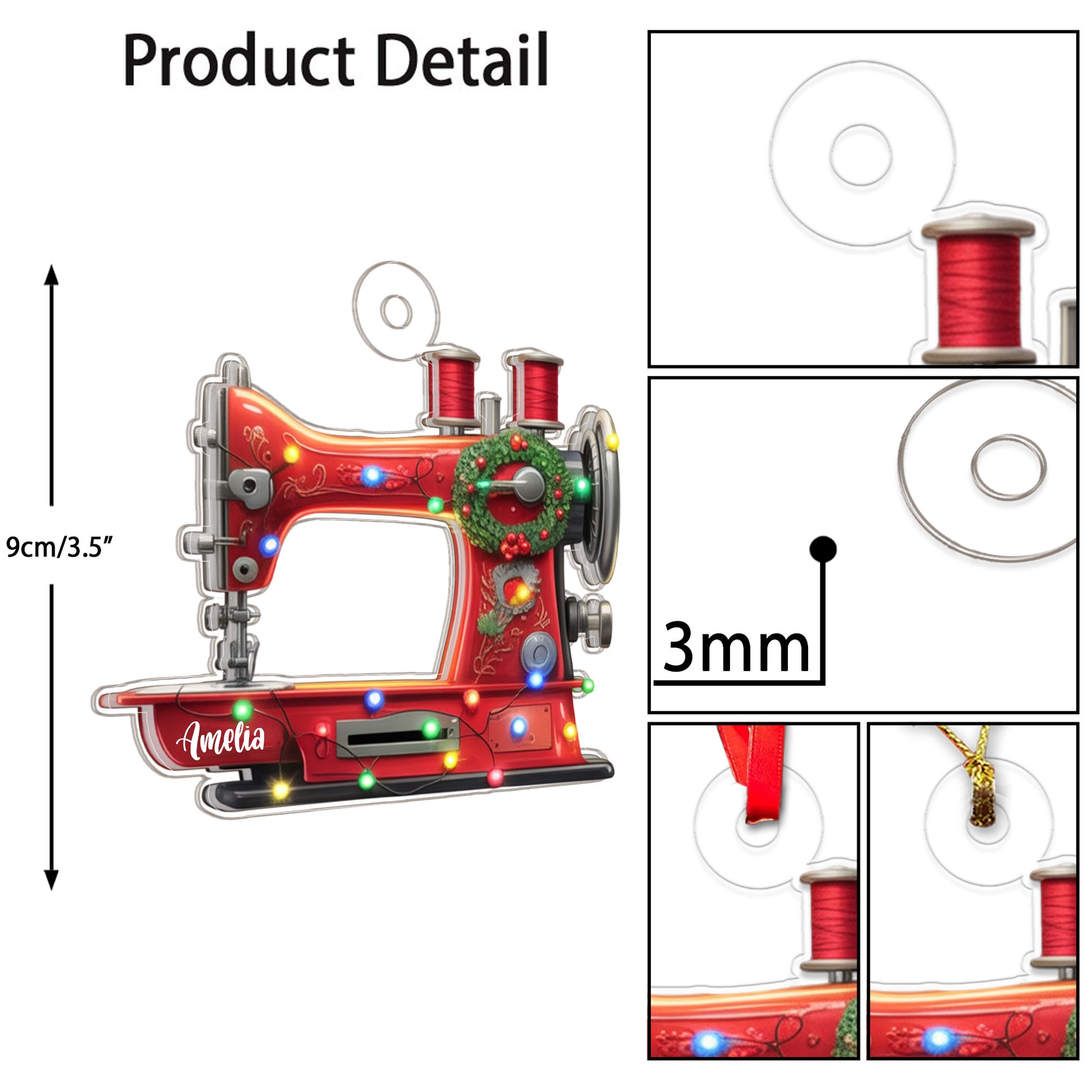 Custom Name Sewing Machine