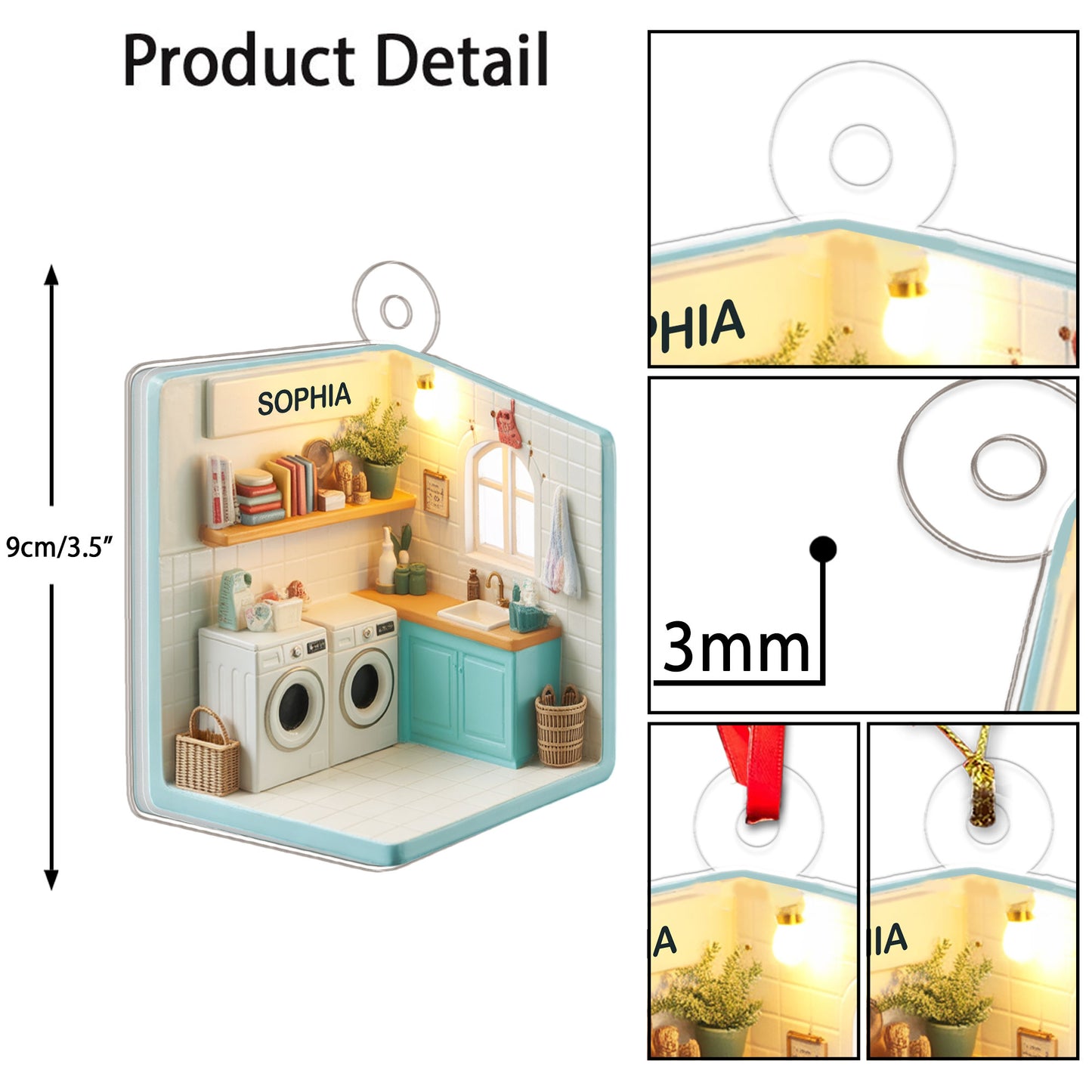 Custom Name Washing Machine Christmas