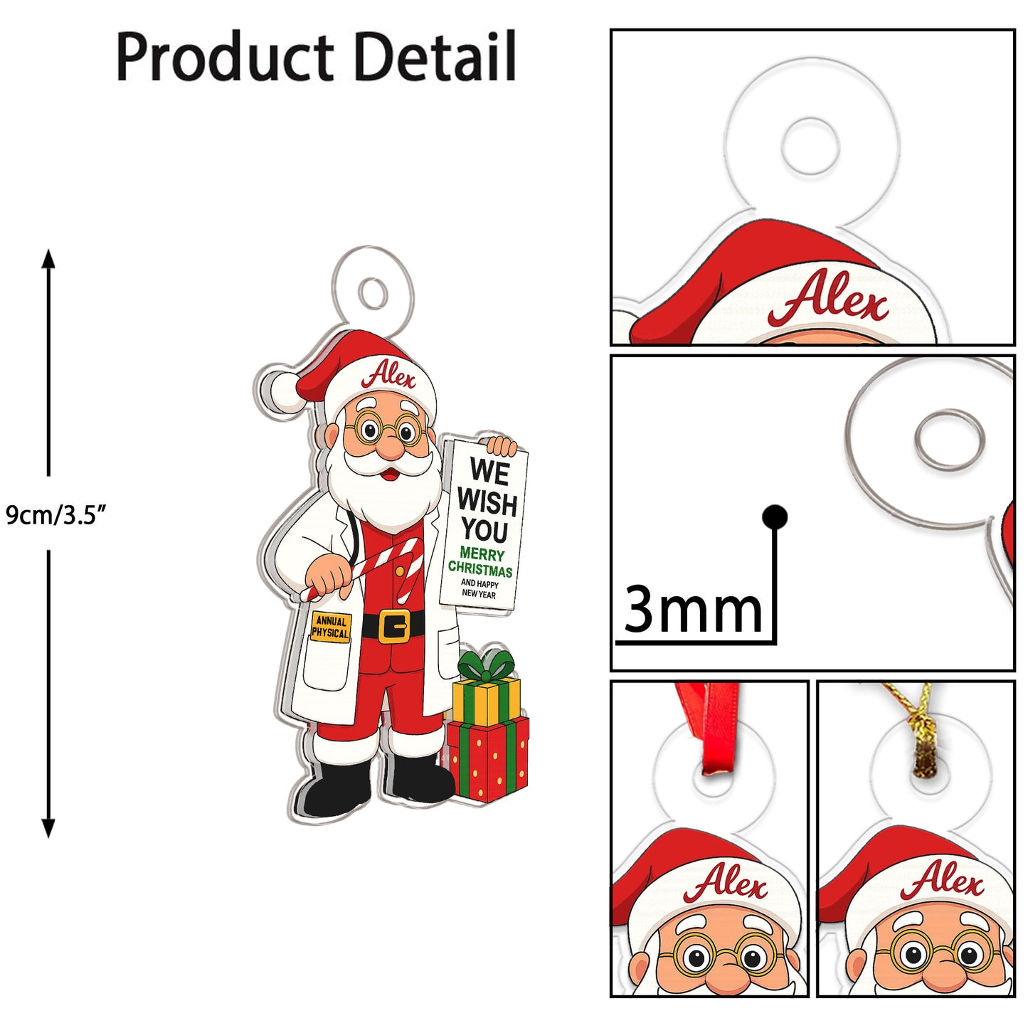 Cutsom Name Doctor Santa Xmas