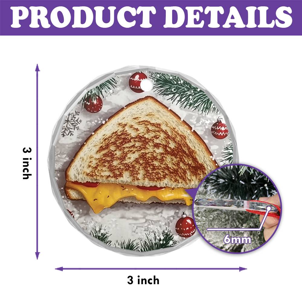 Grilled Cheese Sandwich Close up Design 2