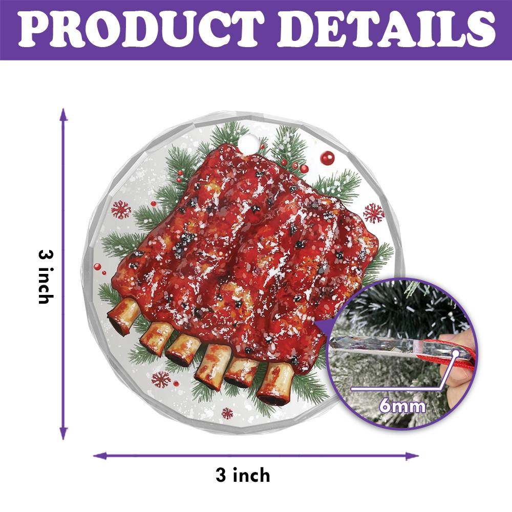 Barbecue Ribs Close up Design 3