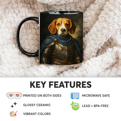 Custom Dog Photo Viking Mug _ Gift For Dog Lovers