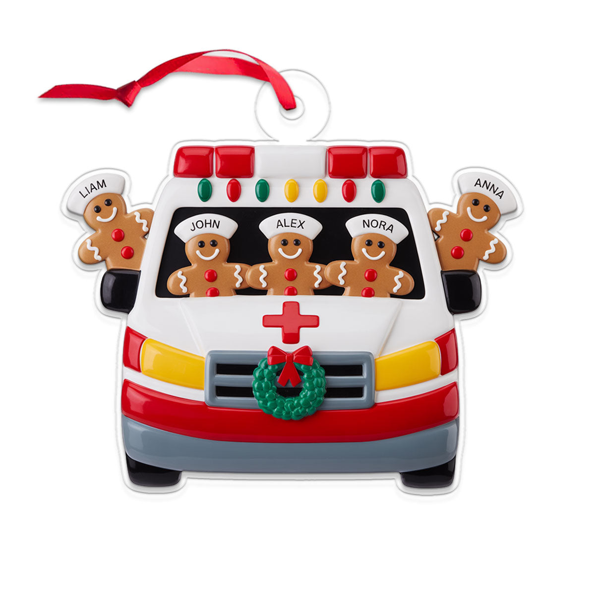 Custom Ambulance Team Gingerbread