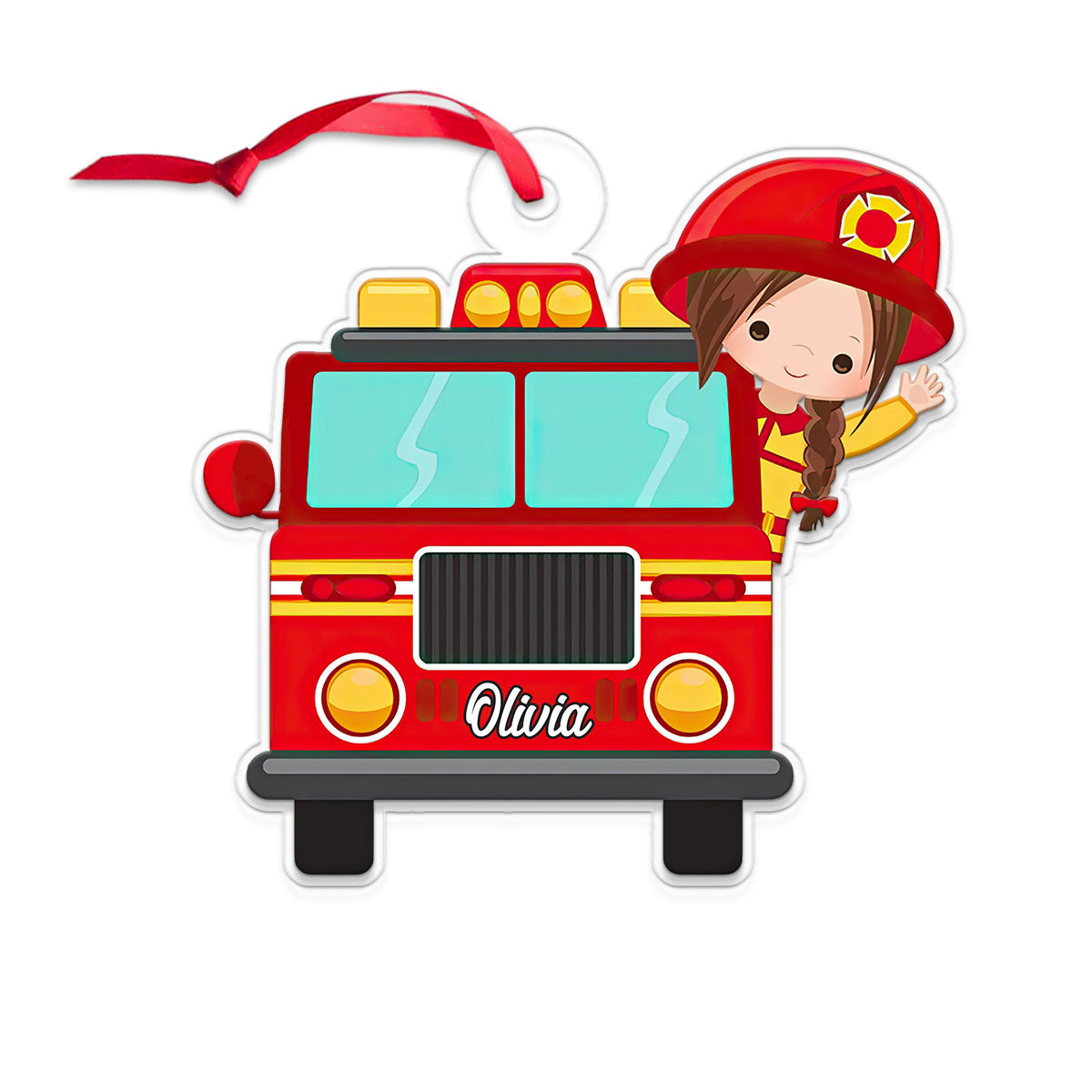 Custom Kid Firefighter For Daughter