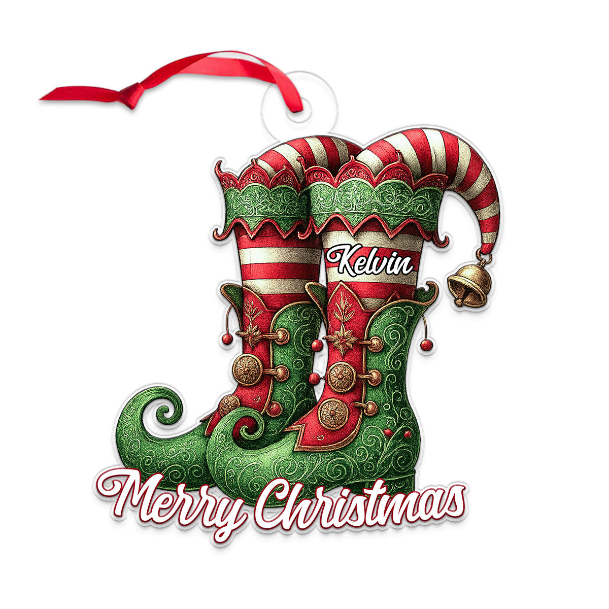 Custom Name Cowboy Xmas